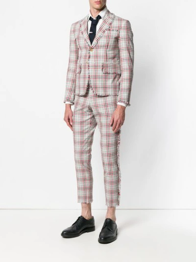 Shop Thom Browne Frayed Shadow High In Multicolour