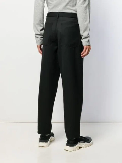 Shop Comme Des Garçons Shirt Slim-fit Tailored Trousers In Black