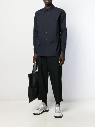 Shop Jil Sander Straight-fit Shirt In Blue