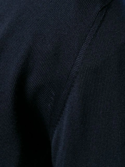 Shop Roberto Collina V-neck Knit Cardigan In Blue