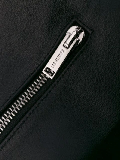 Shop Les Hommes Zipped Pocket Jumper In Black