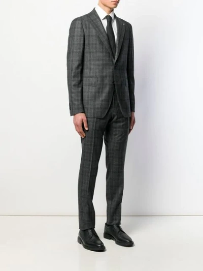 Shop Tagliatore Tonal Two-piece Suit In Grey