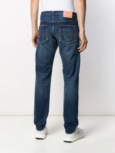 Shop Edwin Low Rise Loose Fit Denim Jeans In Blue