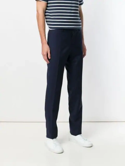 Shop Gta Straight Leg Trousers In Blue