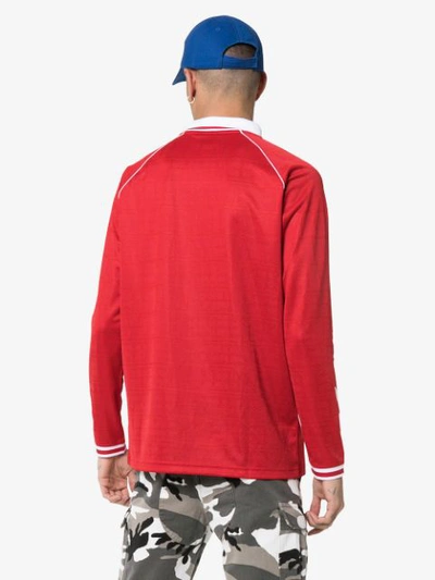 Shop 424 X Hummel Fairfax Football Shirt In Red