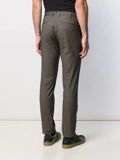 Shop Incotex Slim-fit Tailored Trousers In Neutrals