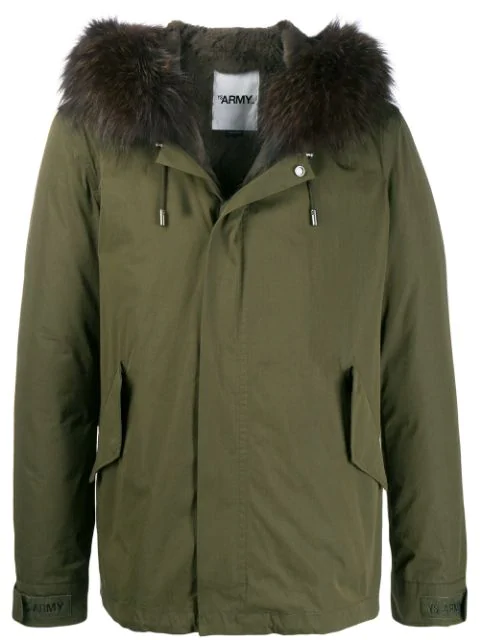 yves salomon fox fur coat