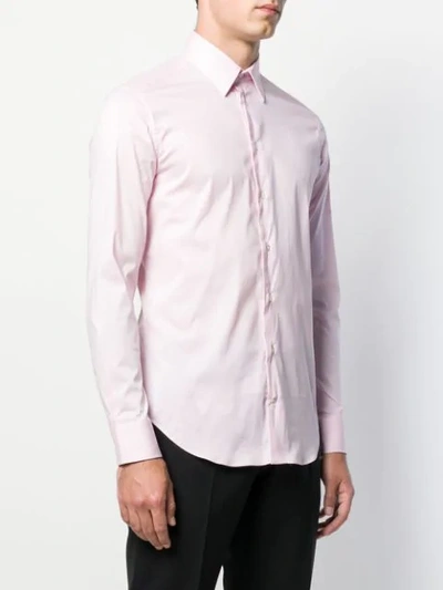 Shop Emporio Armani Long Sleeve Shirt In Pink