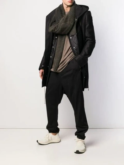 Shop Rick Owens Plain Track Pants In Black