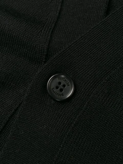 Shop Vivienne Westwood Embroidered Logo Cardigan In Black