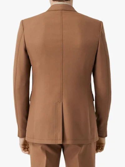 Shop Burberry Zip Detail Jacket In Brown