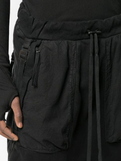 Shop Boris Bidjan Saberi Drop Crotch Sweatpants In Black