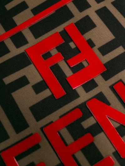 FENDI FF PRINT JACKET - 黑色