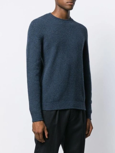 Shop Roberto Collina Fine Knit Sweatshirt In Blue