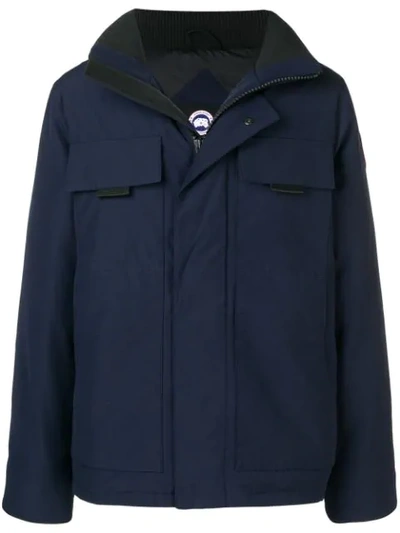 Shop Canada Goose Padded Jacket In Blue