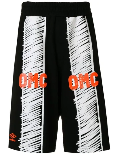 Shop Omc 'reputation' Joggingshorts In Black