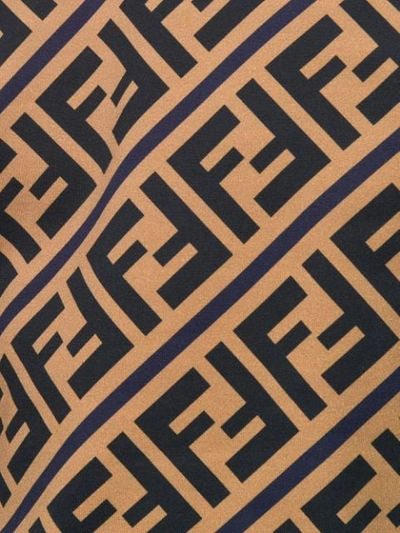 Shop Fendi Sweatshirt Mit Ff-logo In Black