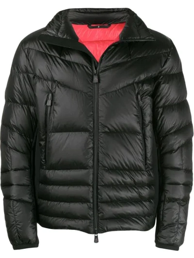 Shop Moncler Short Padded Jacket In Black