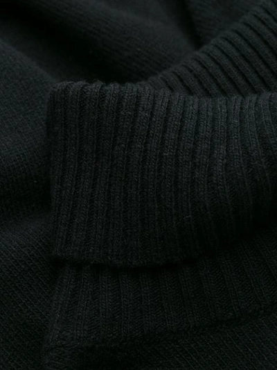 Shop Loewe Anagram Turtleneck Sweater In Black