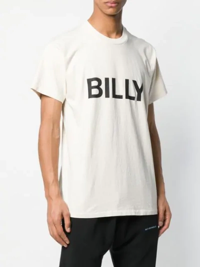 Shop Billy Logo Print T In Neutrals