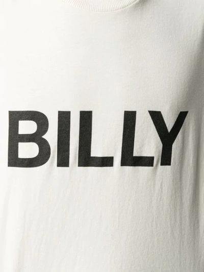 Shop Billy Logo Print T In Neutrals