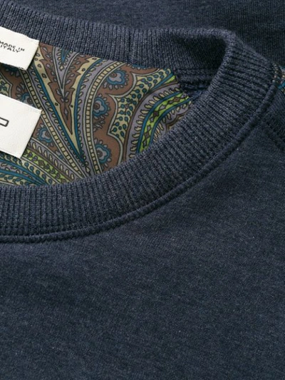 Shop Etro Paisley Striped Sweater In 0200