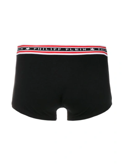 Shop Philipp Plein Logo Band Boxer Briefs In Black