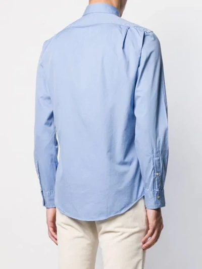 Shop Polo Ralph Lauren Twill Shirt In Blue