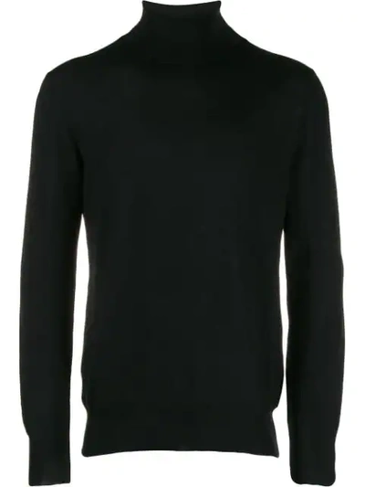 Shop Lc23 Slim-fit Roll-neck Jumper In Black