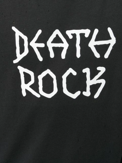 Shop Garcons Infideles 'death Rock' T-shirt - Black