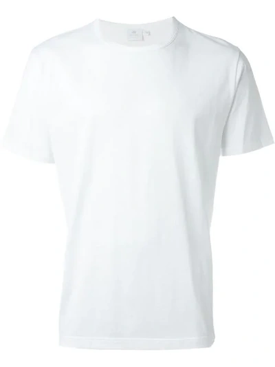 Shop Sunspel Round Neck T-shirt In White