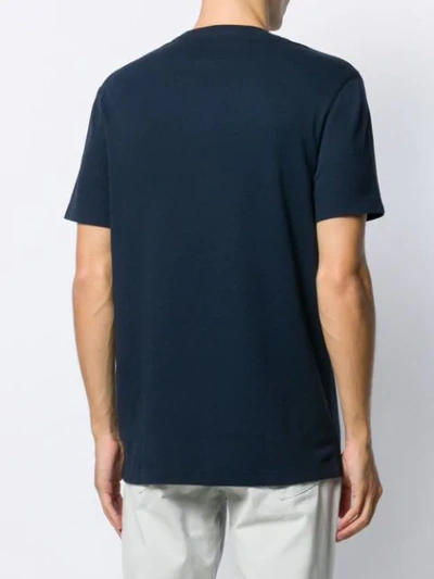 Shop Michael Kors Logo T-shirt In Blue