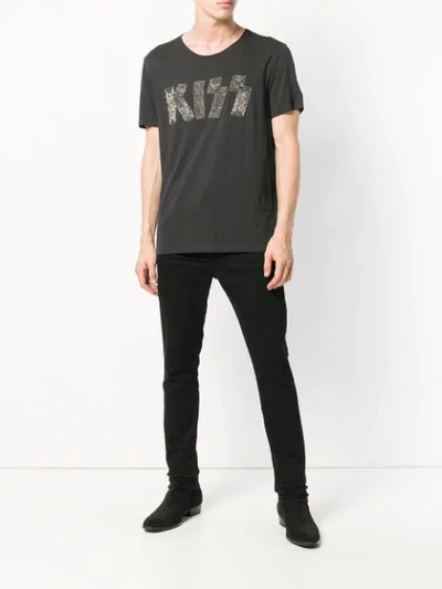 Shop John Varvatos Kiss T-shirt - Grey