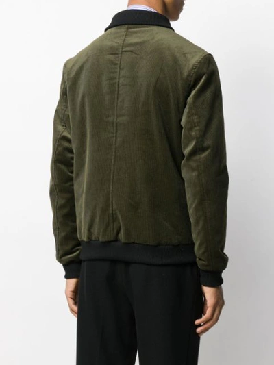 Shop Oliver Spencer Corduroy Jacket In Green