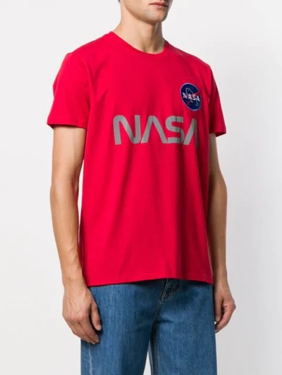 Shop Alpha Industries Nasa T-shirt In Red
