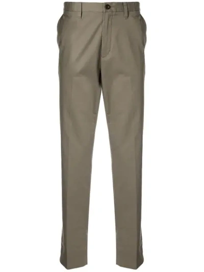 Shop Kent & Curwen Straight-leg Trousers In Brown