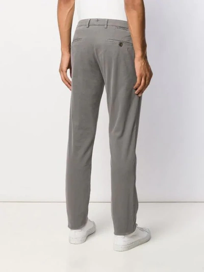 Shop Berwich Straight-leg Trousers In Grey