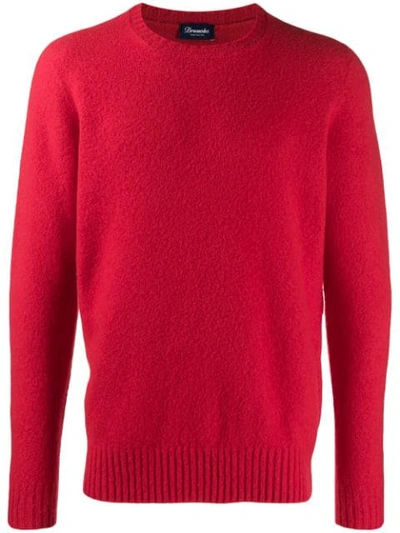 Shop Drumohr Knit Jumper In Red