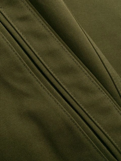 Shop Juunj Utility Track Pants In Green