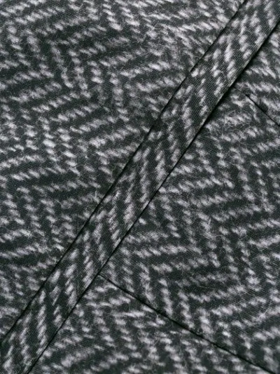 Shop Alexander Wang Herringbone Print Trousers In Grey