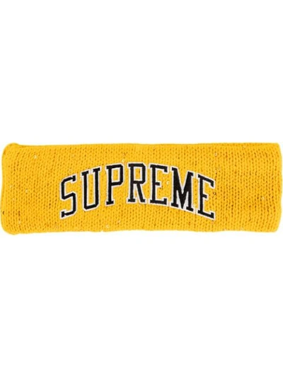 Supreme yellow cheap headband