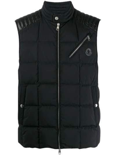 Shop Moncler Holsteiner Gilet In Black