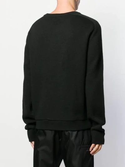 Ih Nom Uh Nit Balaclava Print Sweatshirt In Black