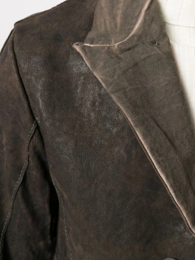 AGED-LOOK LEATHER JACKET