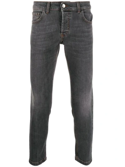 Shop Entre Amis Vintage Wash Jeans In Black