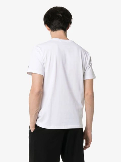 Shop Yohji Yamamoto White Logo T