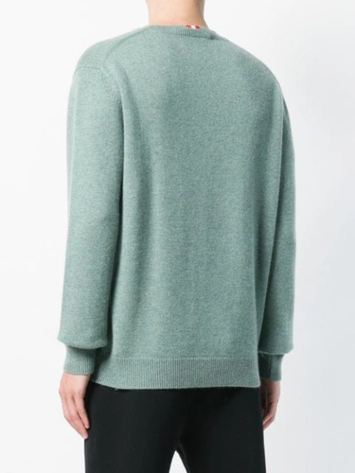 Shop Dsquared2 Crewneck Sweater In Green