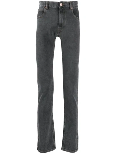 Shop Isabel Marant Slim-fit Denim Jeans In Grey