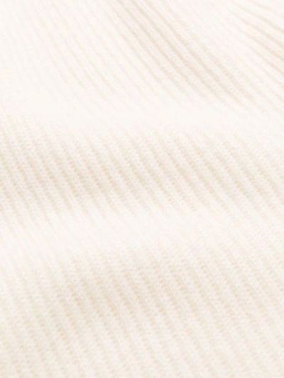 Shop Brunello Cucinelli Roll Neck Jumper In Neutrals