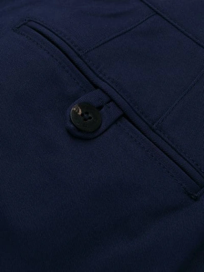 Shop Etro Floral-print Polo Shirt In Blue